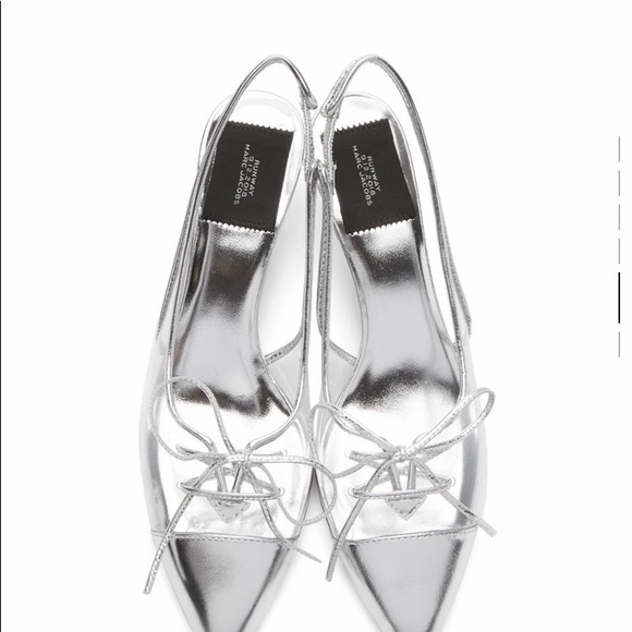 Marc Jacobs Transparent and Silver Cap Toe Shoes - Picture 2 of 5